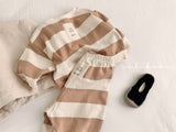 ［valubebe］Milk stripe jogger pants (baby & kids)