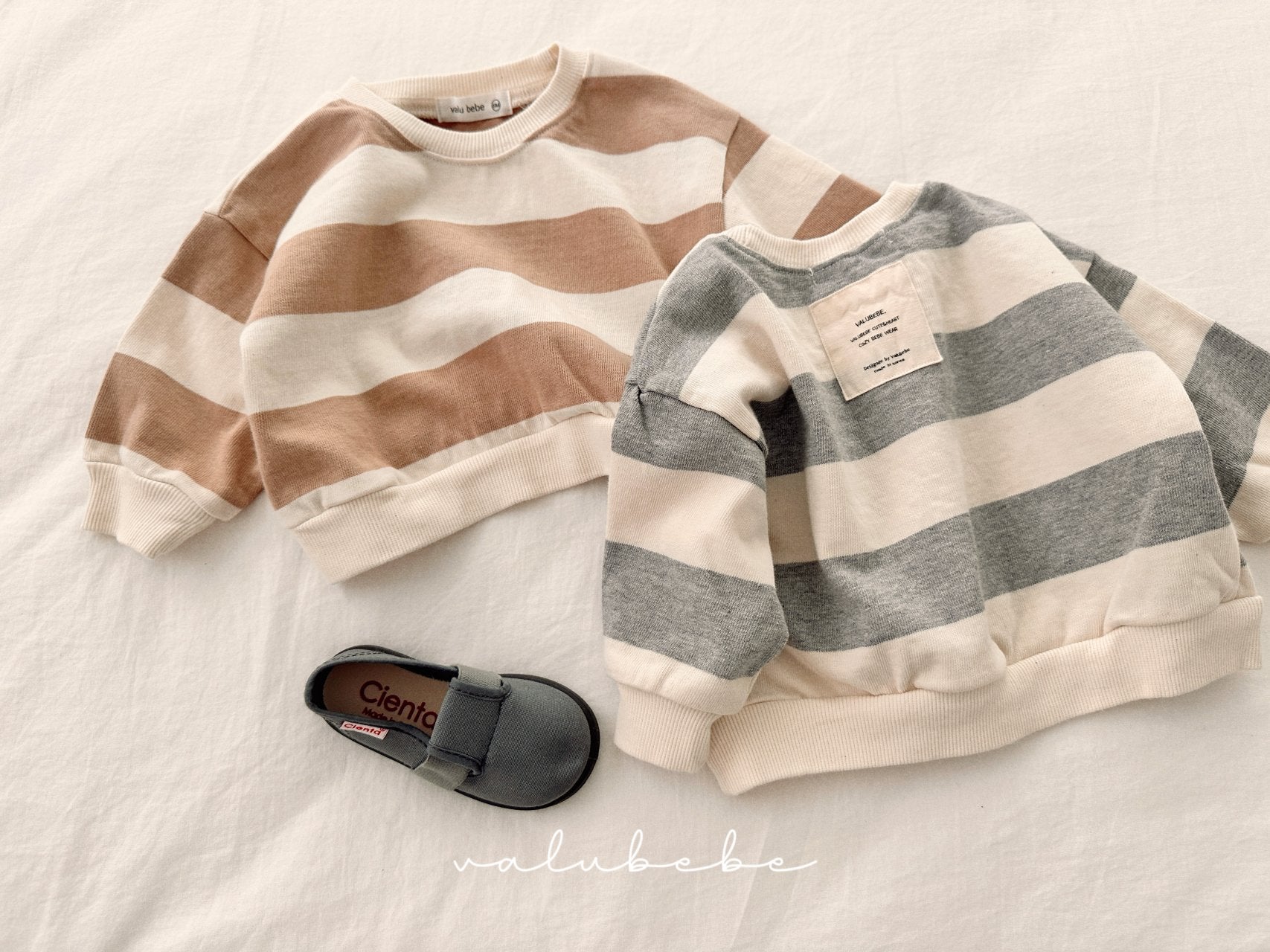 ［valubebe］Milk stripe mtm (baby & kids)