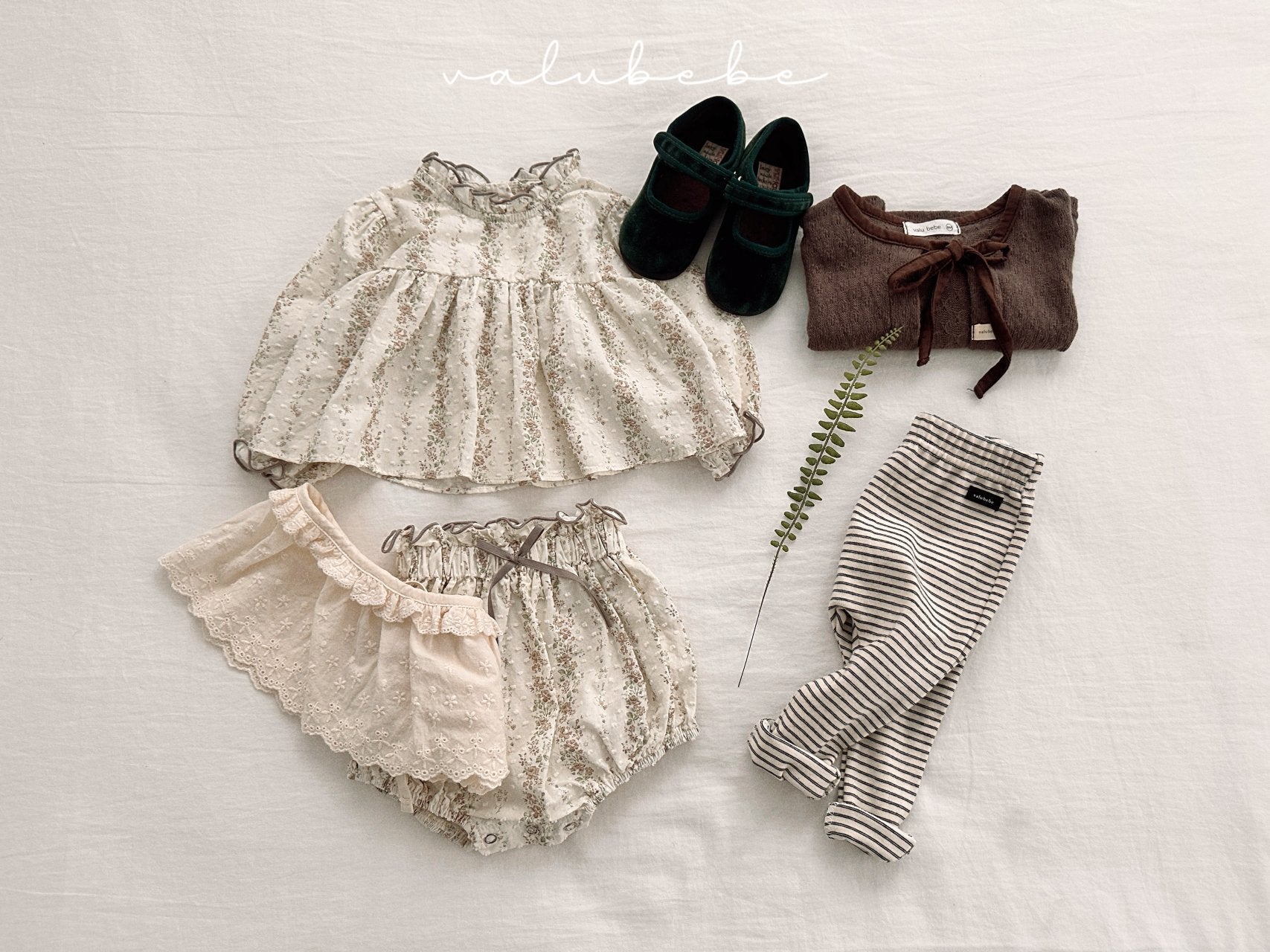 ［valubebe］Bello frill ribbon bloomer (baby)