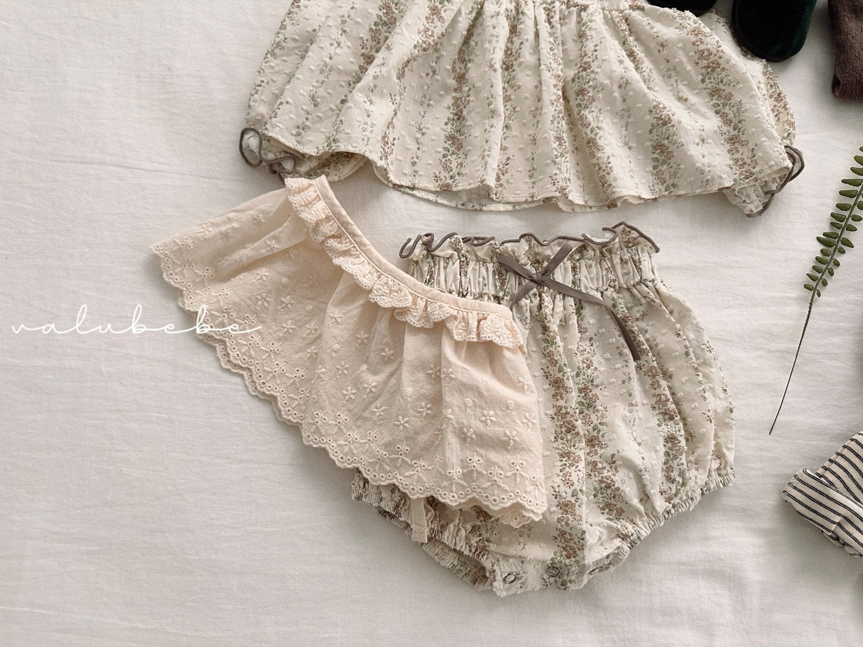 ［valubebe］Bello frill ribbon bloomer (baby)