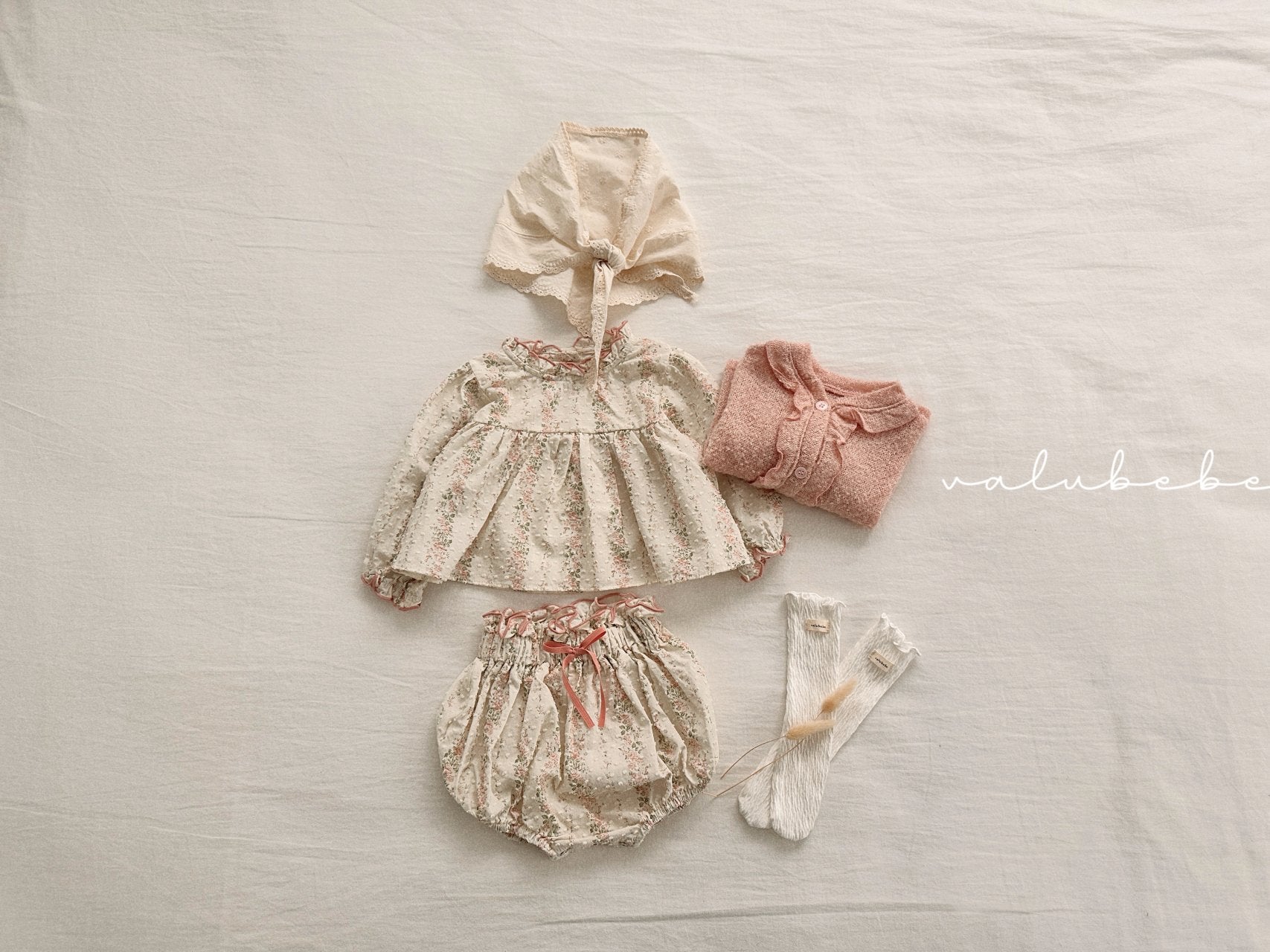 ［valubebe］Bello frill ribbon bloomer (baby)
