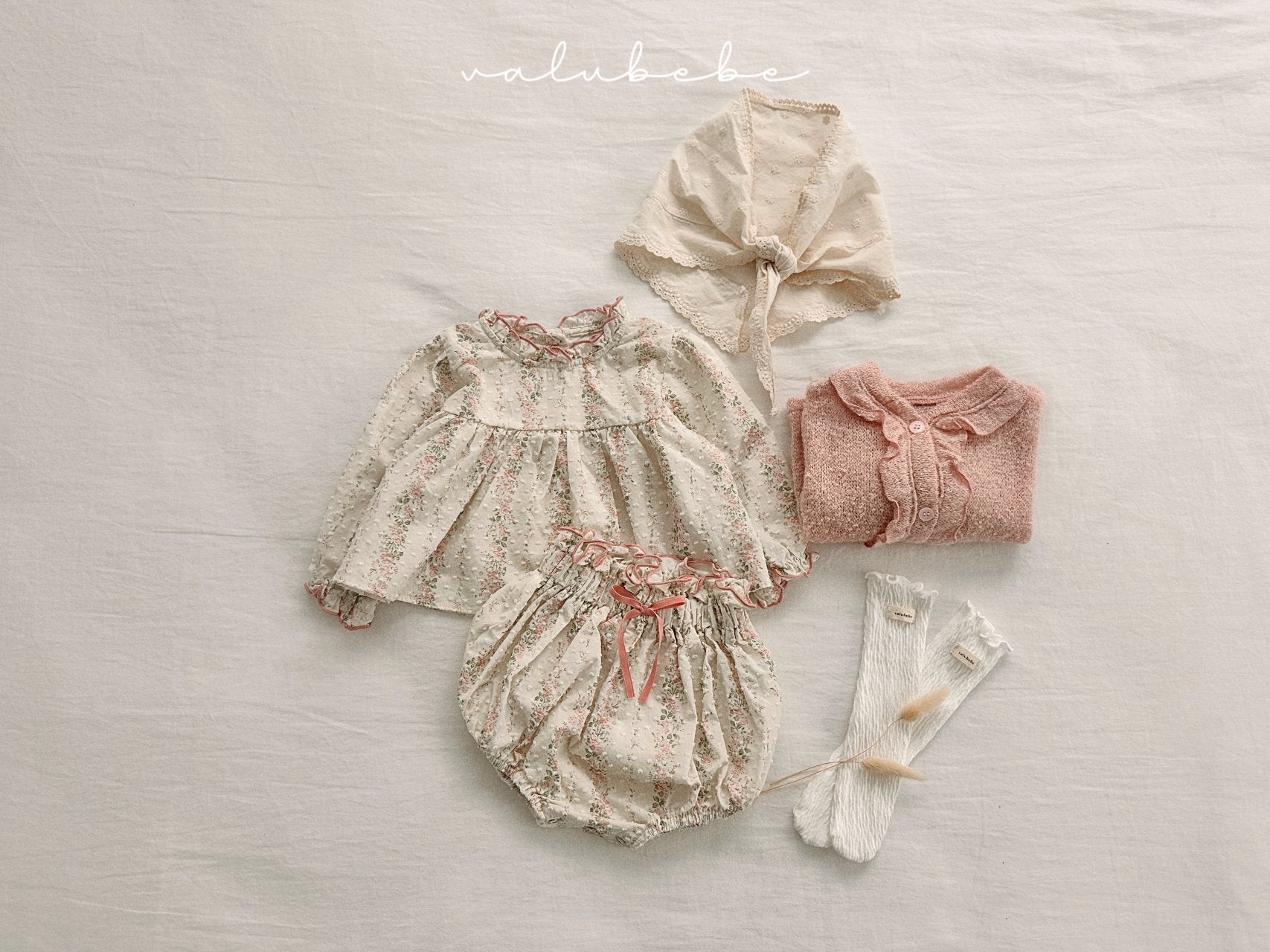 ［valubebe］Bello frill ribbon bloomer (baby)