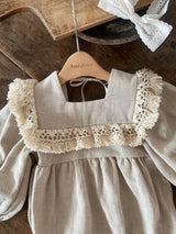 ［Anne shirley］Cozy fringe rompers