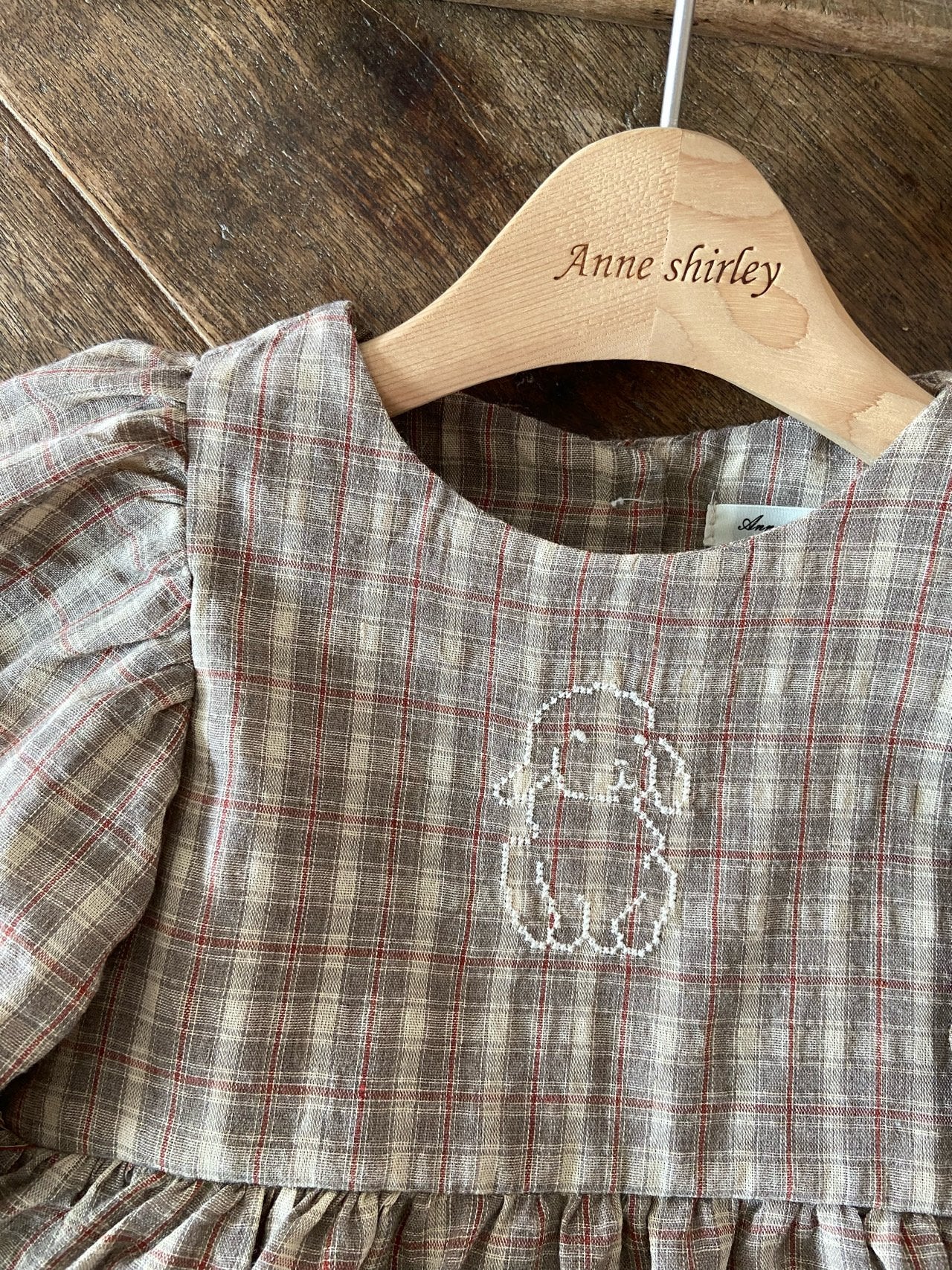 ［Anne shirley］Magenta rompers & bonnet set