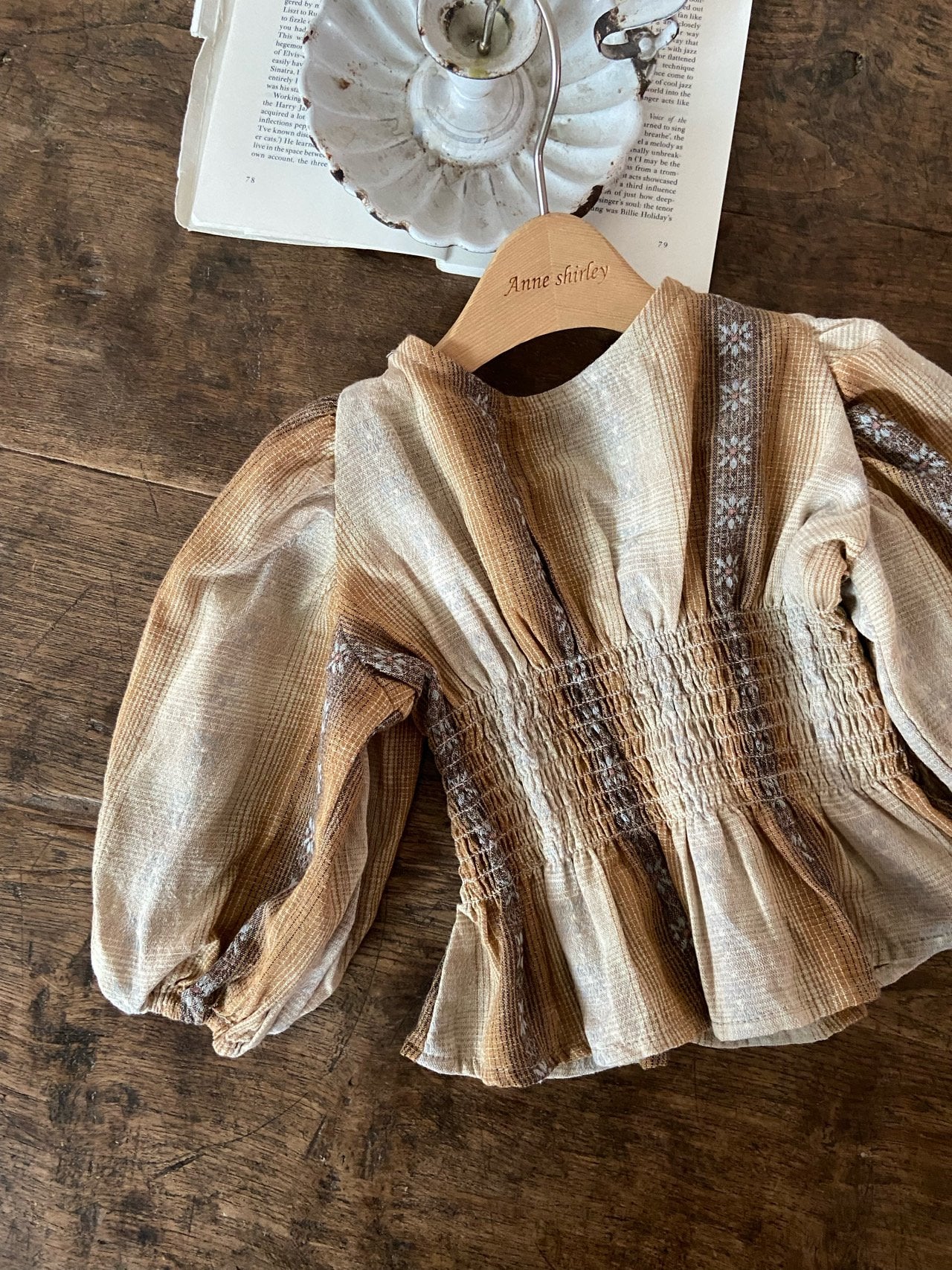 ［Anne shirley］Heize smock blouse