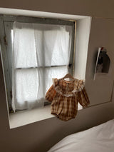 ［Anne shirley］Hiena check rompers