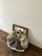 ［Anne shirley］Dot frill blouse & bloomer set
