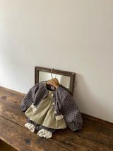 ［Anne shirley］Dot frill blouse & bloomer set