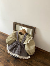 ［Anne shirley］Dot frill blouse & bloomer set