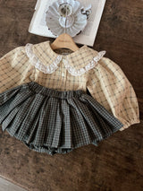 ［Anne shirley］Breeze pleats bloomer skirt