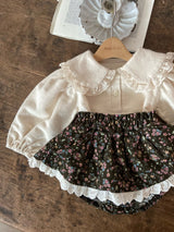 ［Anne shirley］Flower lace bloomer skirt