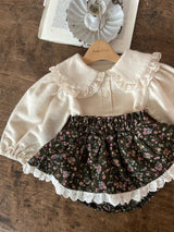 ［Anne shirley］Flower lace bloomer skirt