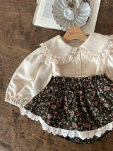 ［Anne shirley］Flower lace bloomer skirt