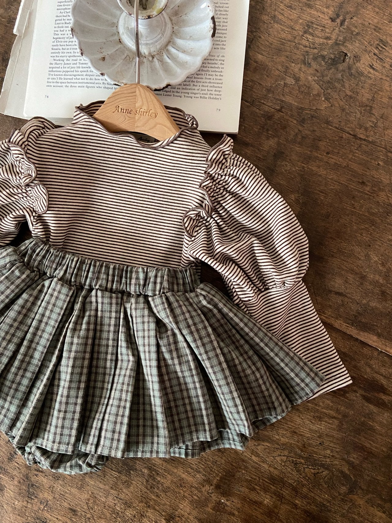 ［Anne shirley］Curly puff tee