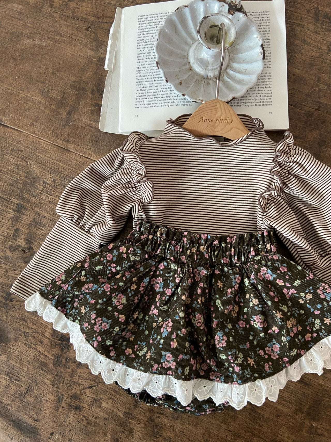［Anne shirley］Curly puff tee