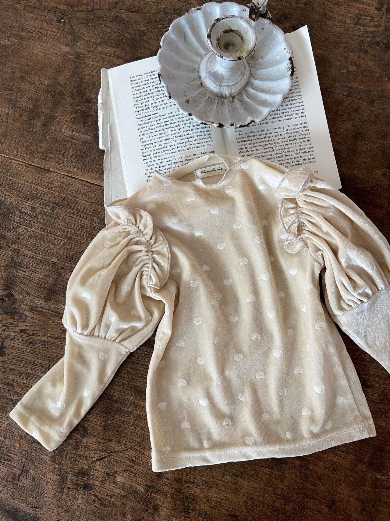 ［Anne shirley］Curly puff tee