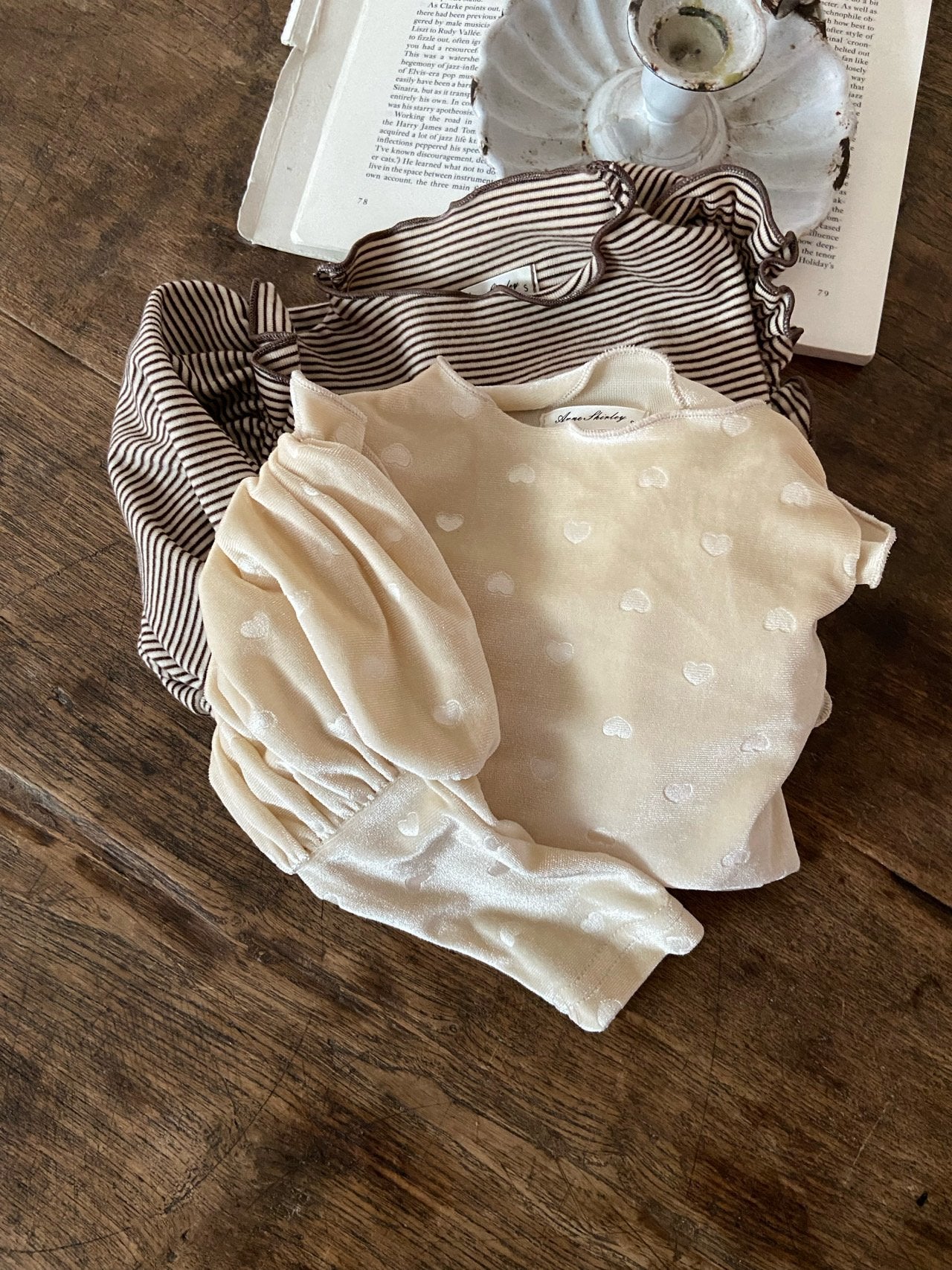 ［Anne shirley］Curly puff tee