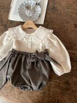 ［Anne shirley］Pistachio check bloomer