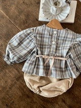 ［Anne shirley］Cocoa check set up