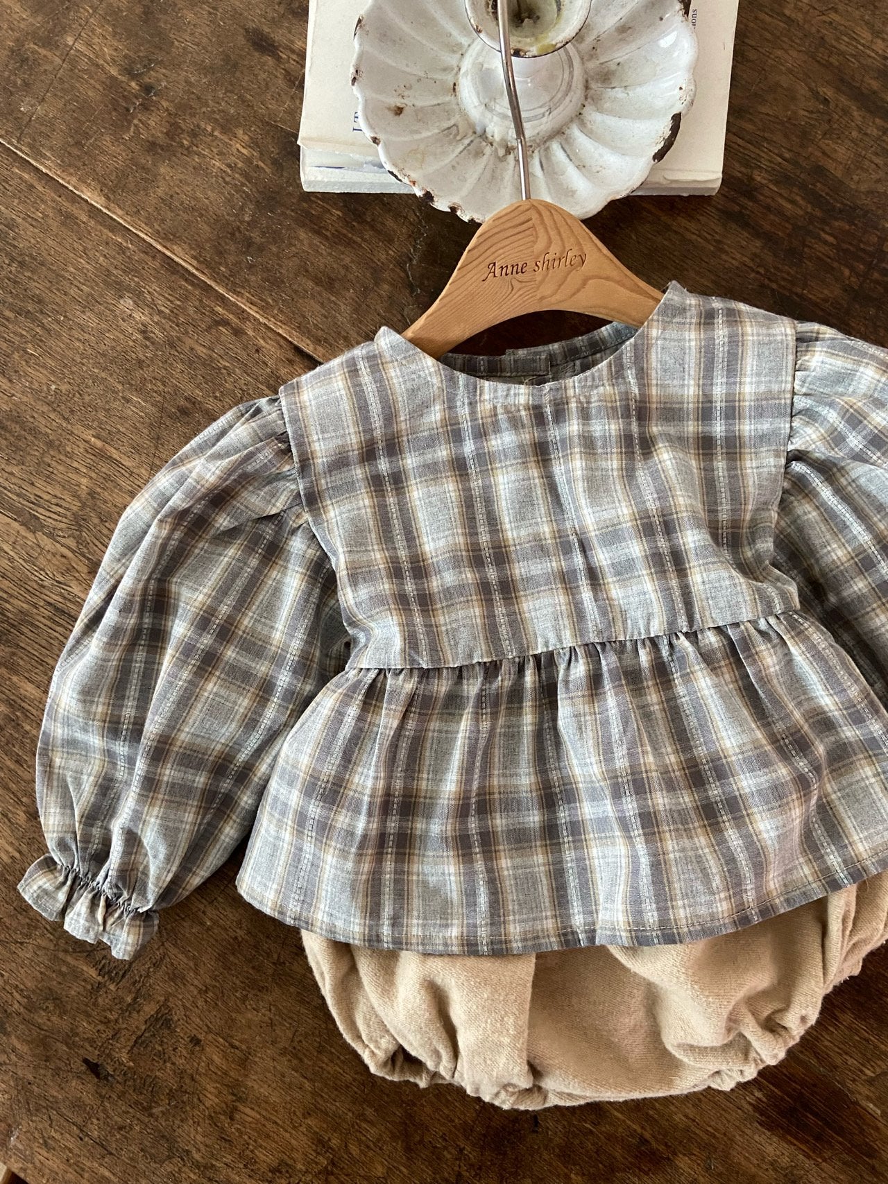 ［Anne shirley］Cocoa check set up