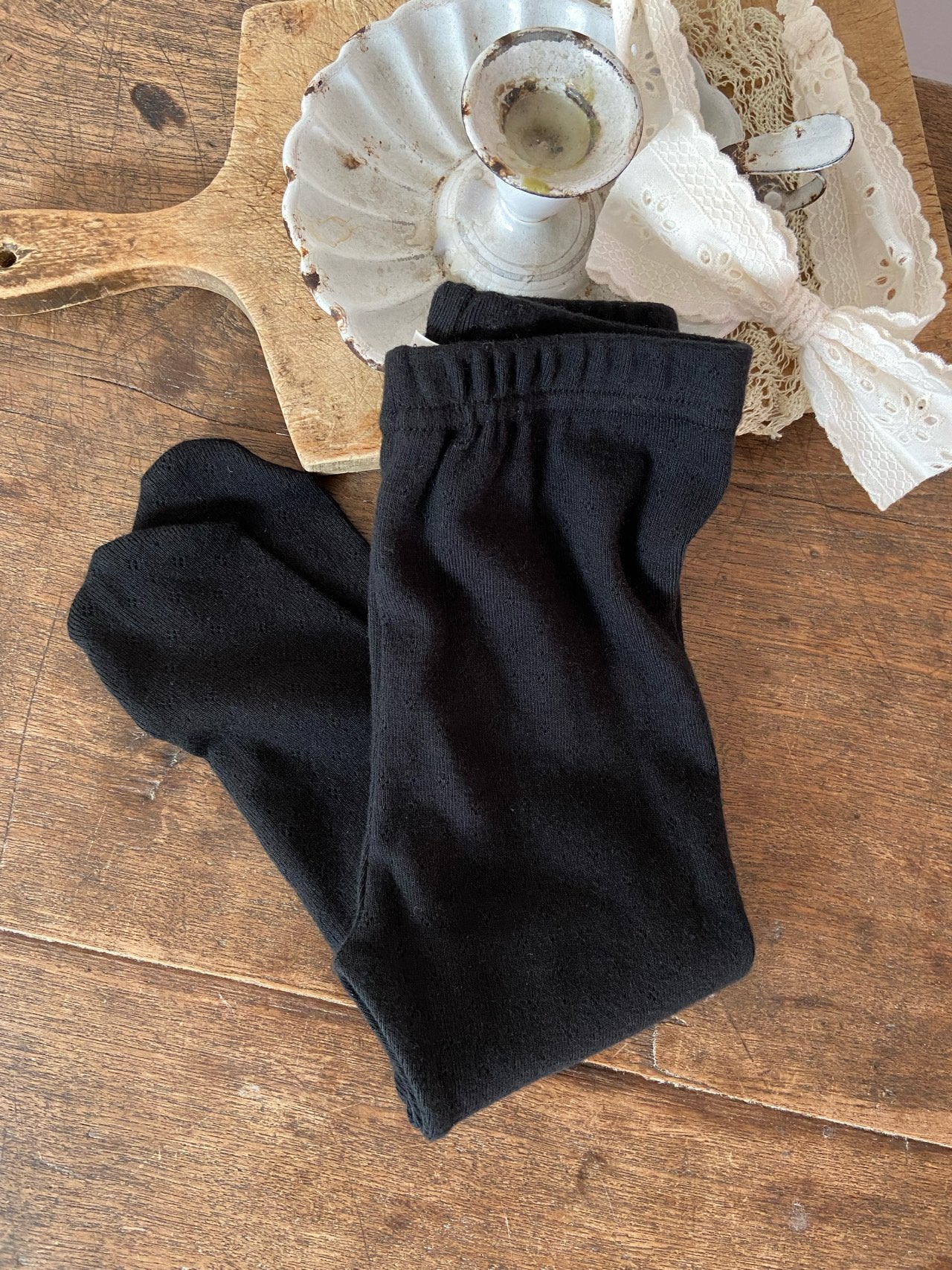 ［Anne shirley］Eyelet tights