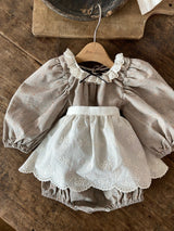 ［Anne shirley］Caramel rompers