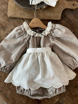 ［Anne shirley］Caramel rompers