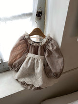 ［Anne shirley］Caramel rompers