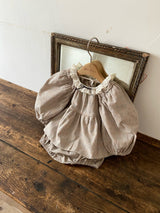 ［Anne shirley］Caramel rompers