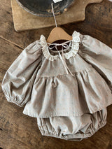 ［Anne shirley］Caramel rompers