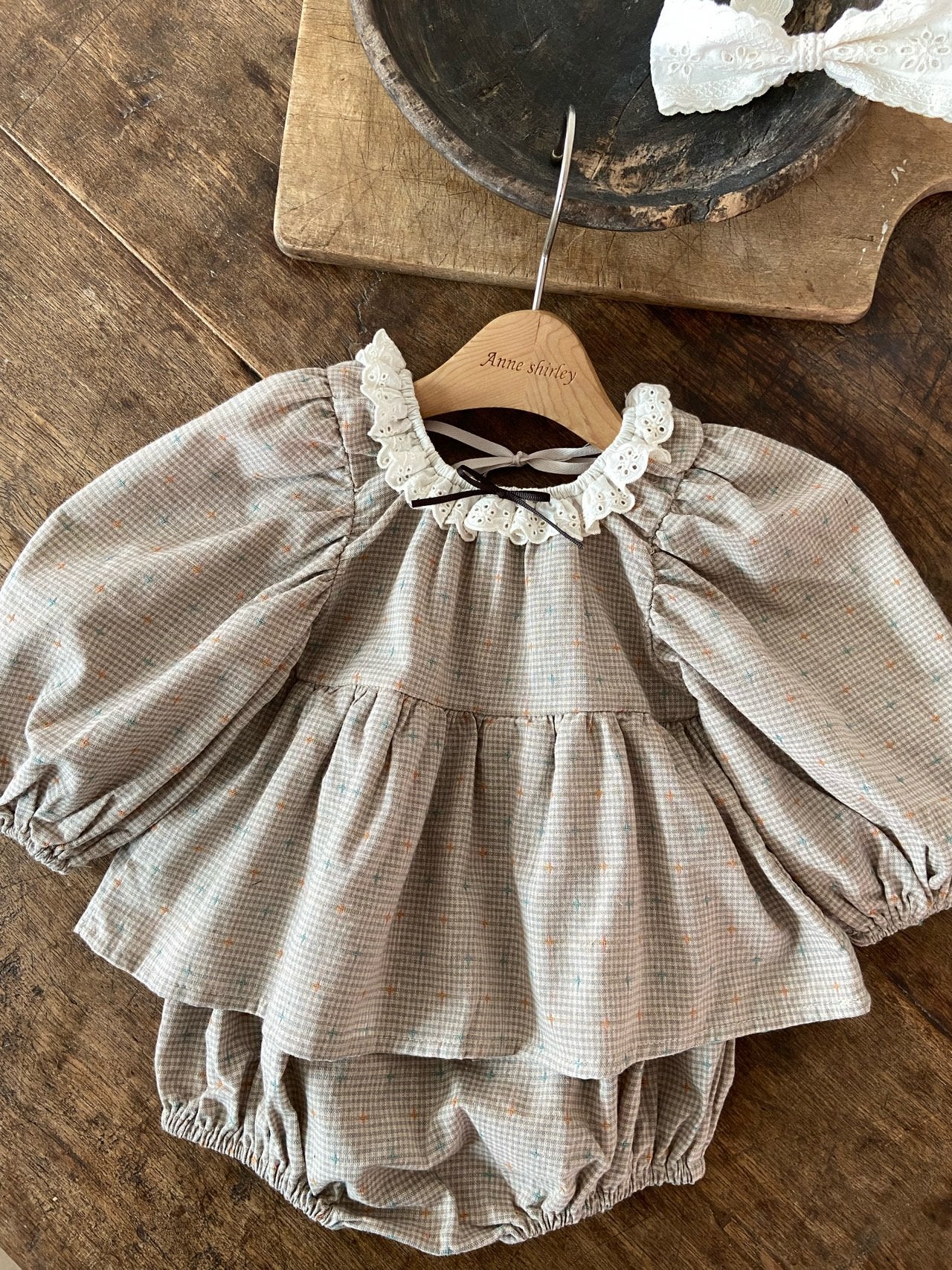 ［Anne shirley］Caramel rompers