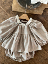 ［Anne shirley］Caramel rompers
