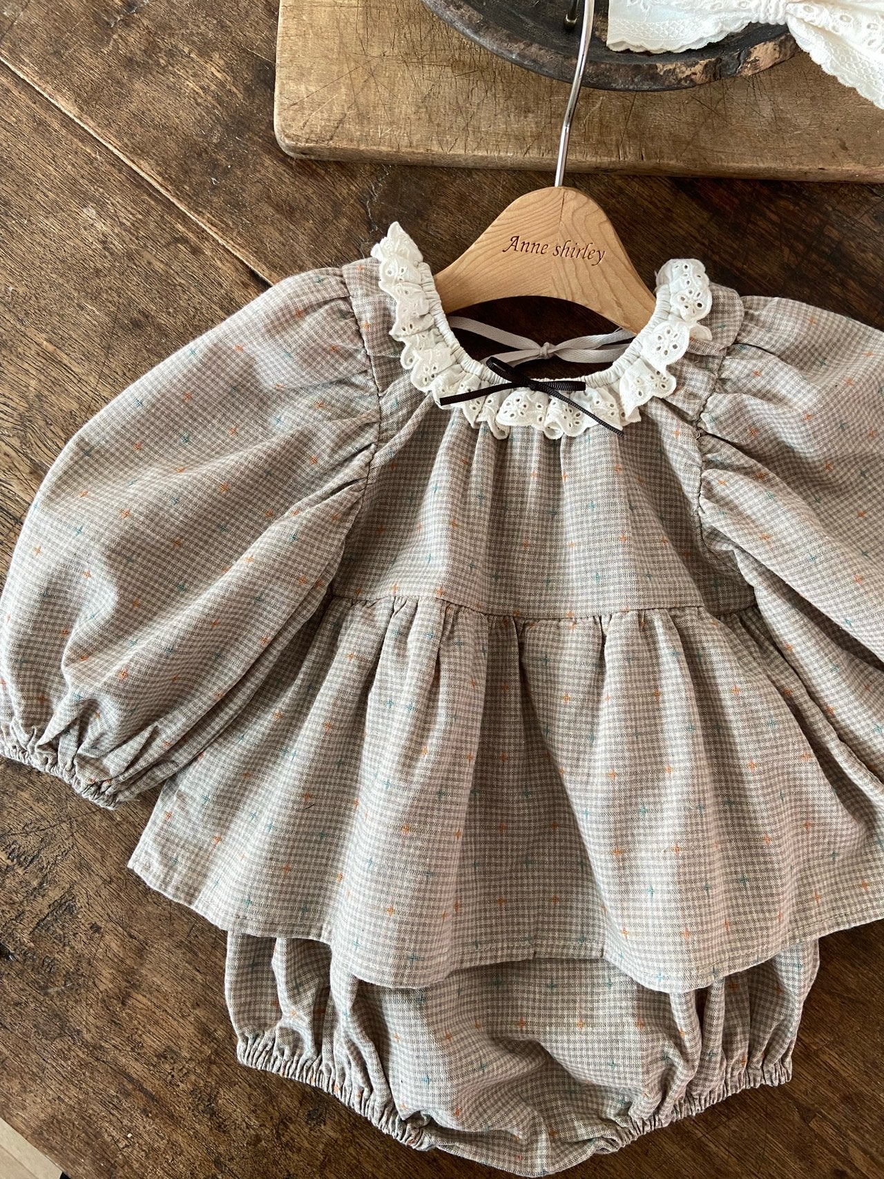 ［Anne shirley］Caramel rompers