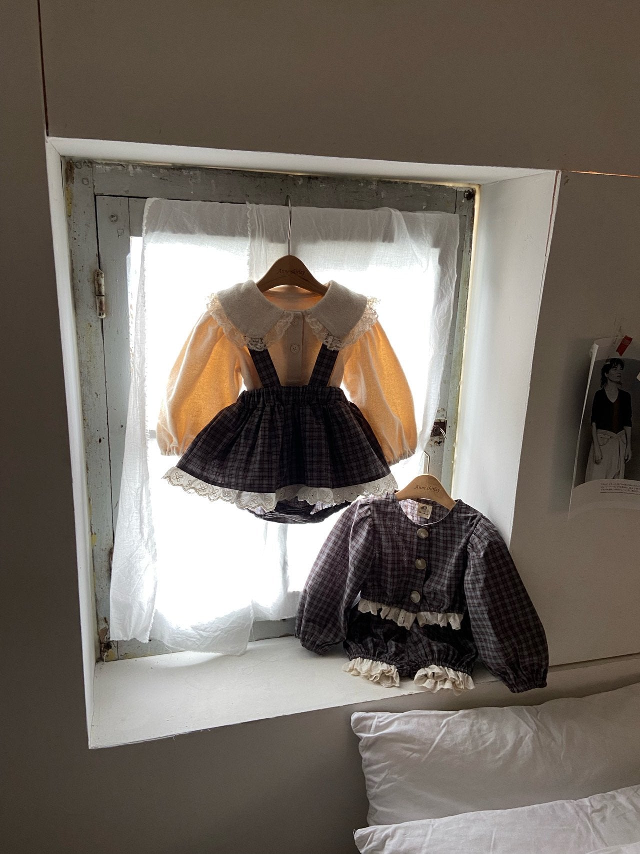 ［Anne shirley］Berry check bloomer