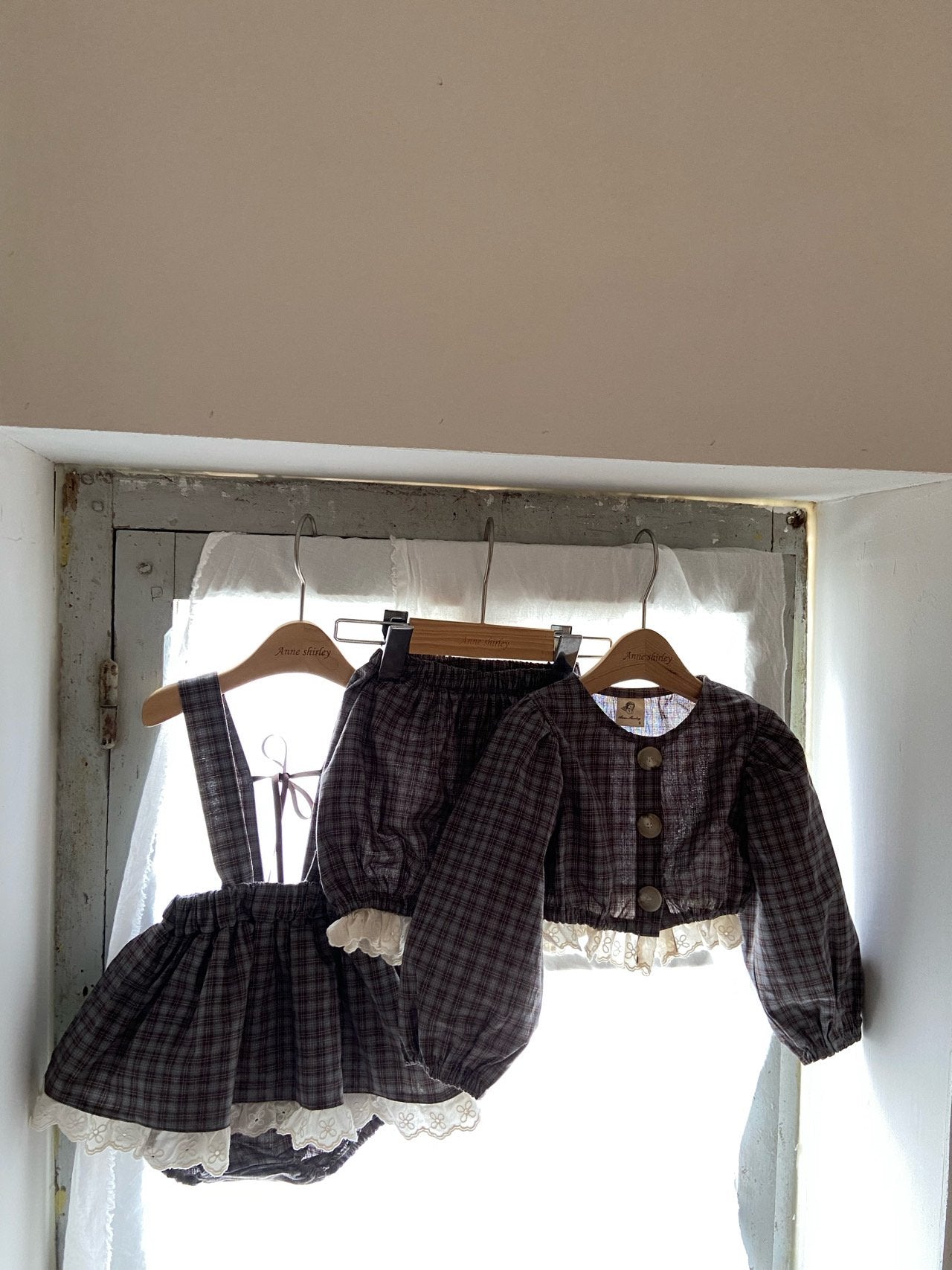 ［Anne shirley］Berry check bloomer