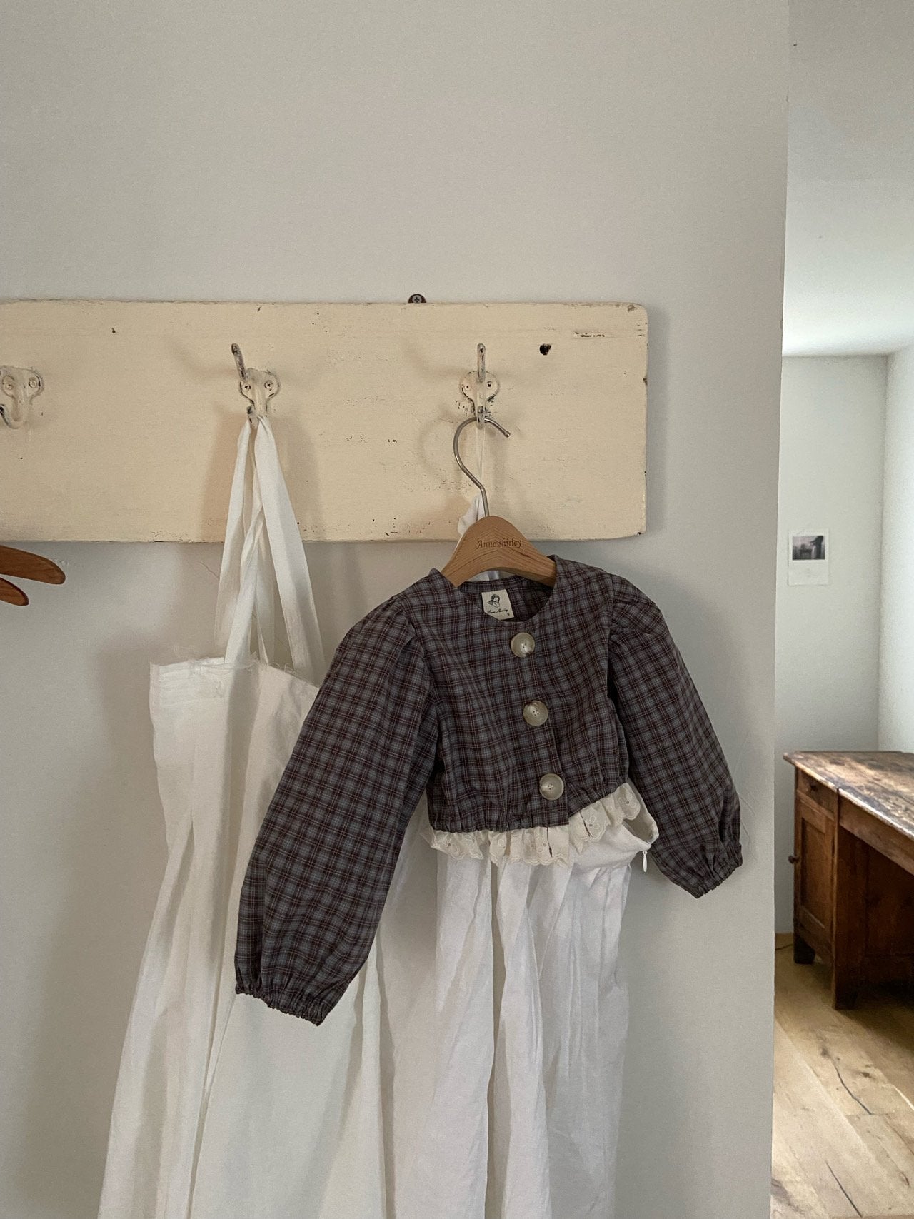 ［Anne shirley］Odd check jacket