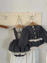 ［Anne shirley］Odd check bloomer skirt