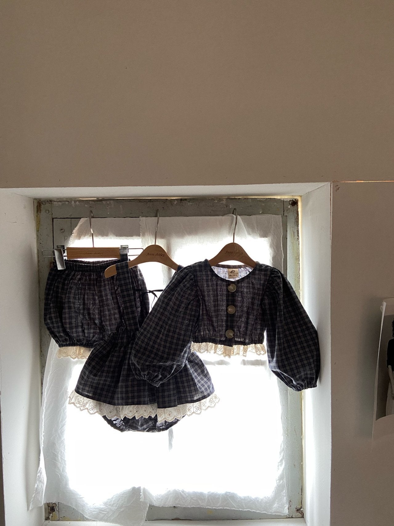 ［Anne shirley］Berry check bloomer