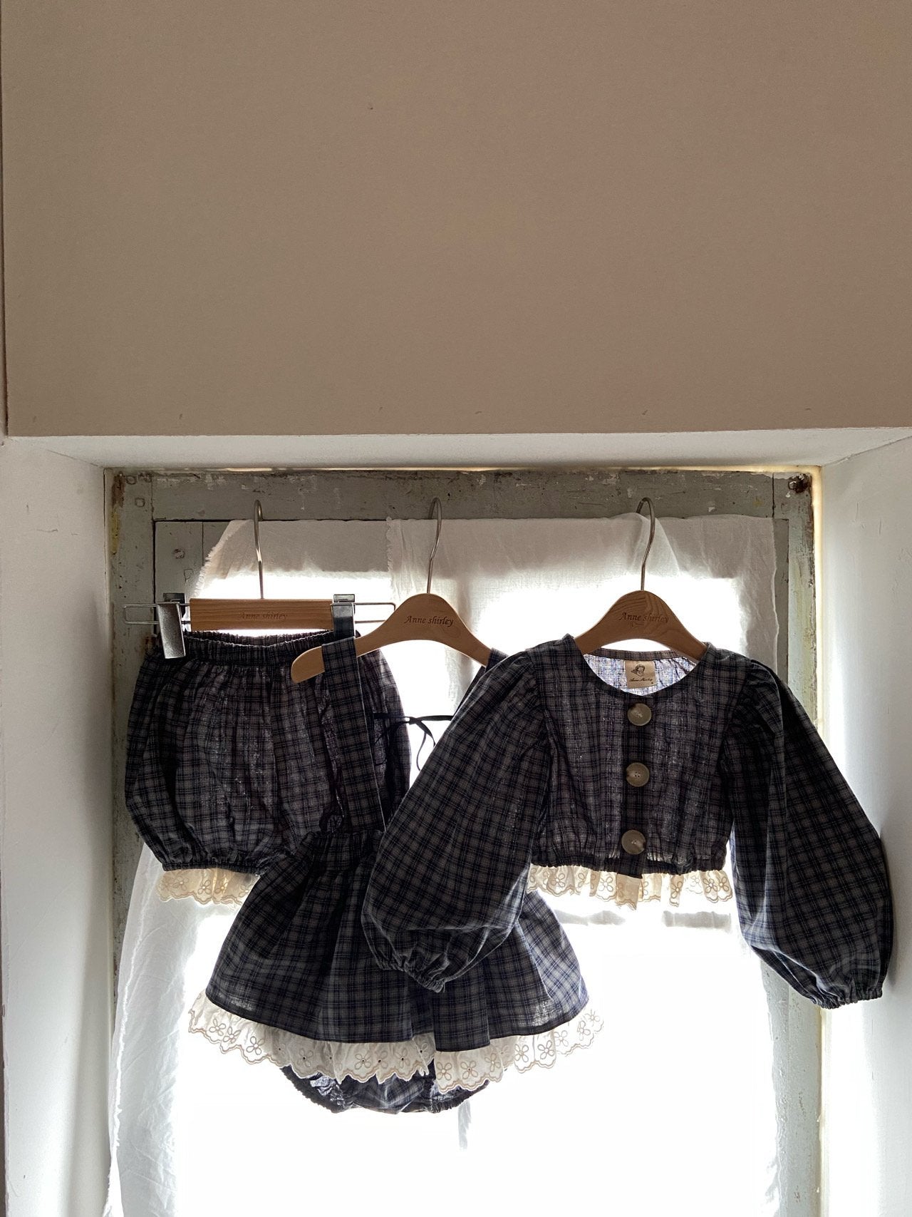 ［Anne shirley］Berry check bloomer