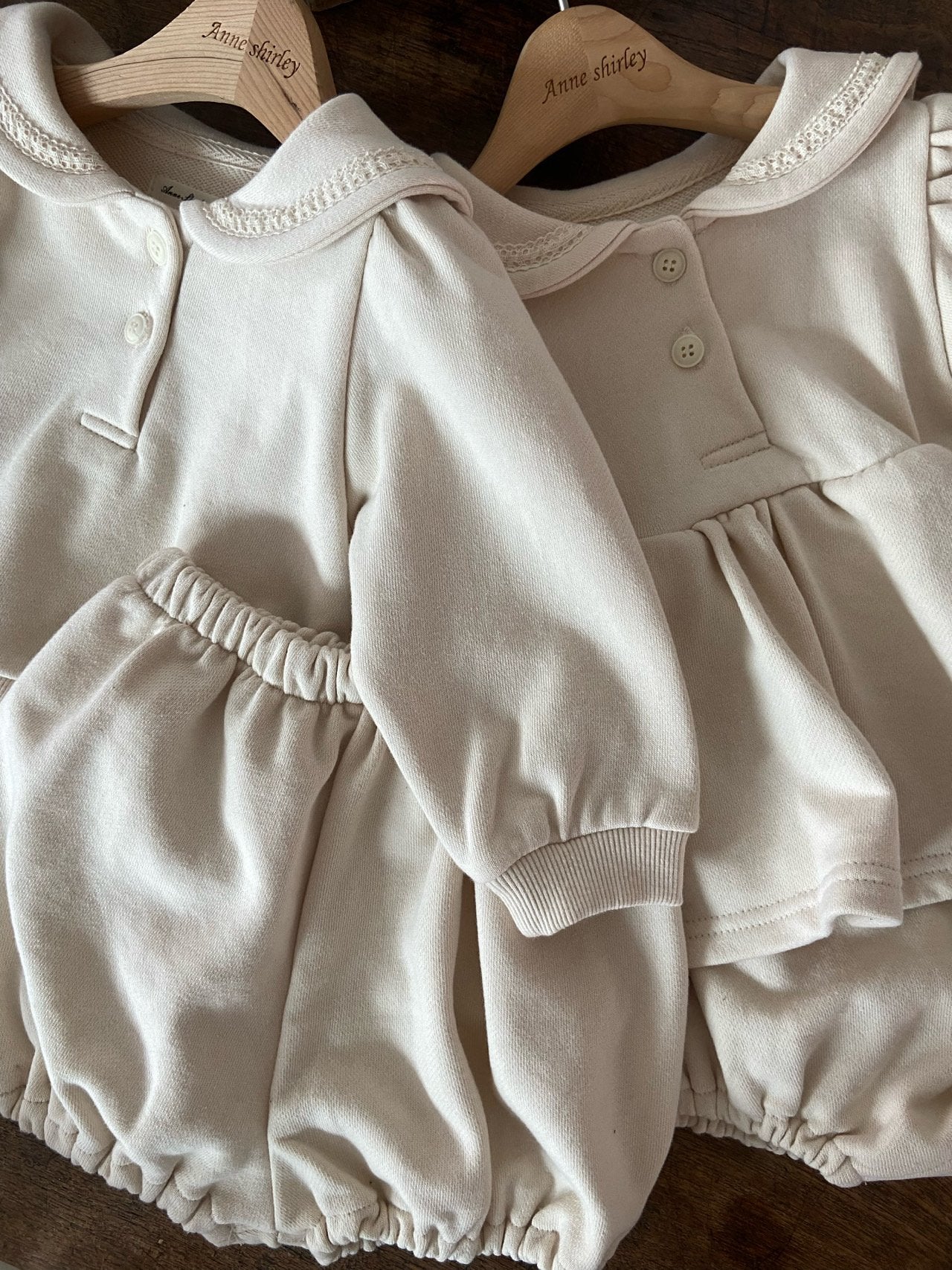 ［Anne shirley］Milk sailor rompers