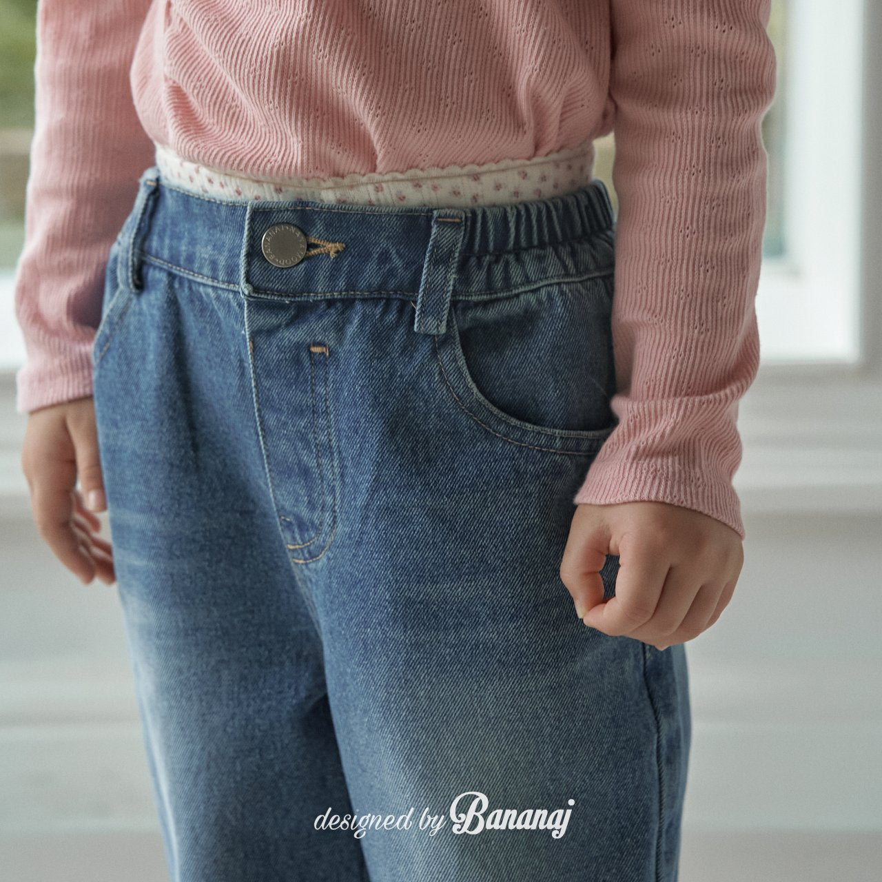 ［BANANAJ］Unbalance denim pants