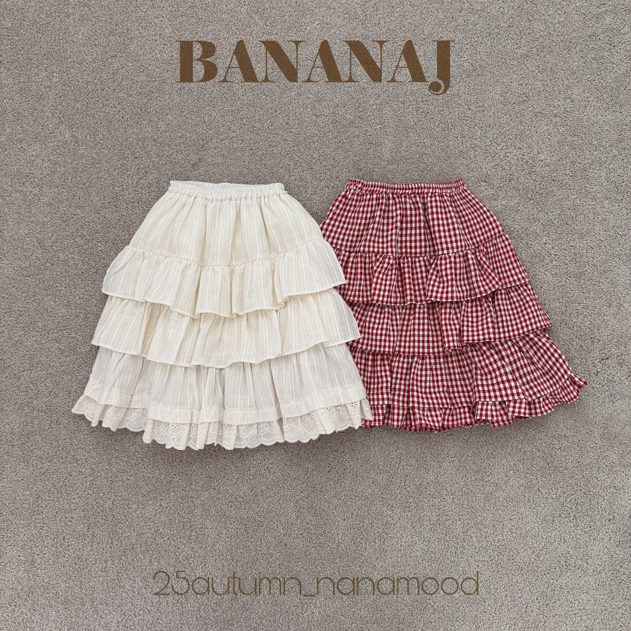 ［BANANAJ］Candy cancan skirt