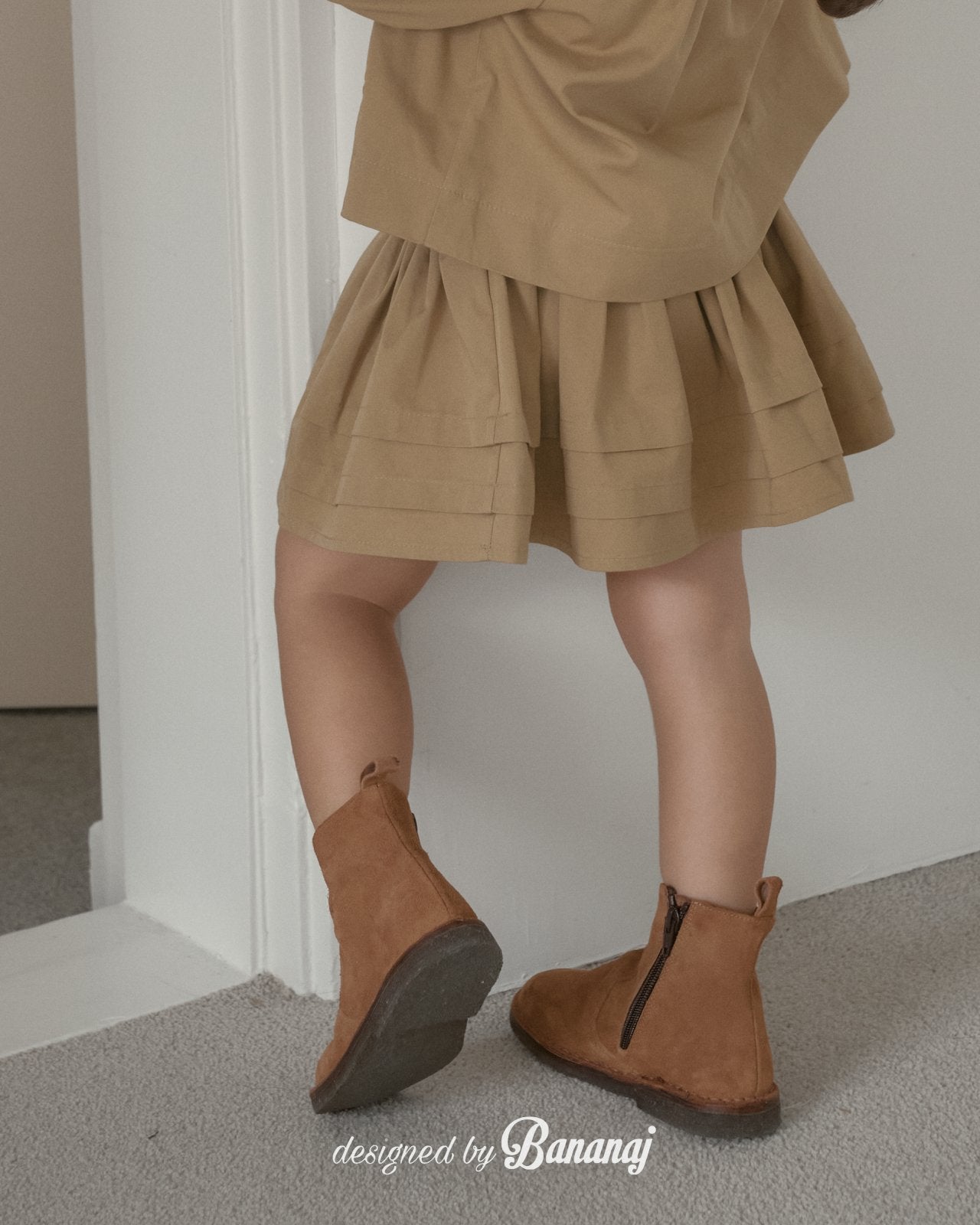 ［BANANAJ］Flare culotte skirt
