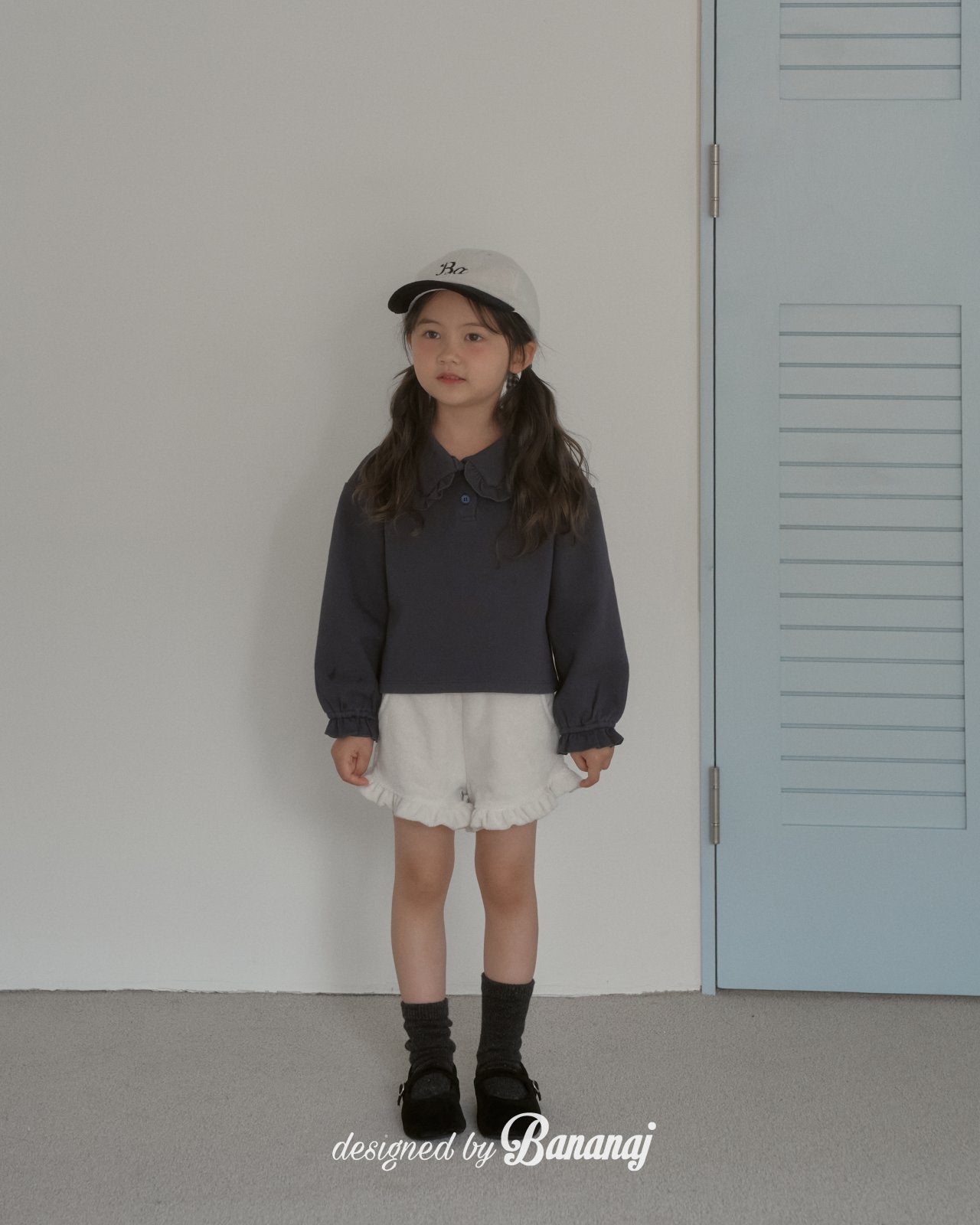 ［BANANAJ］Lala frill short pants