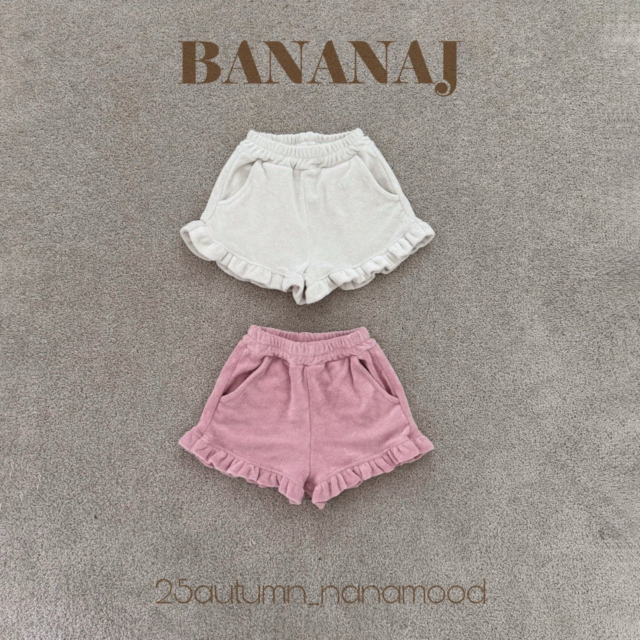 ［BANANAJ］Lala frill short pants