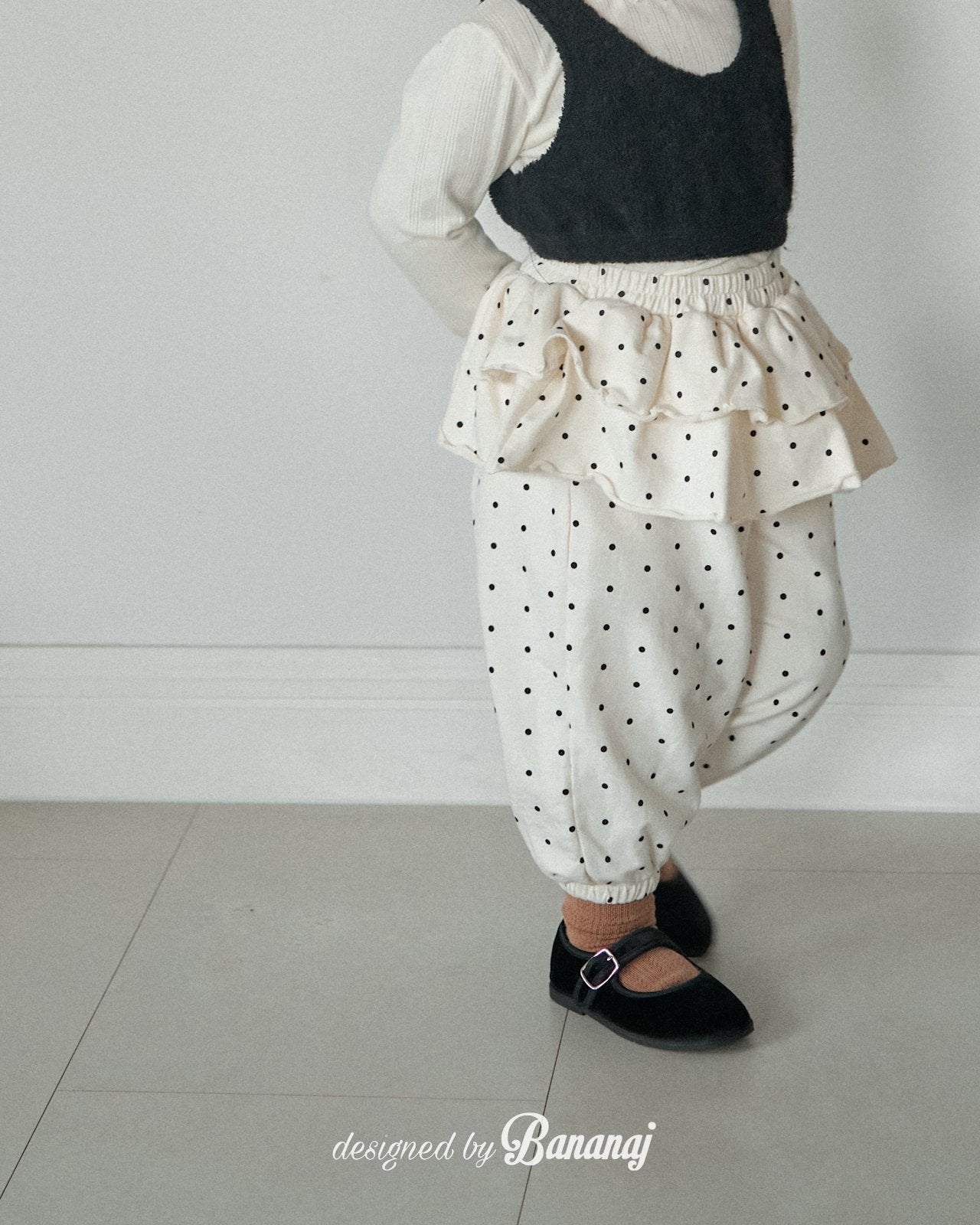 ［BANANAJ］Petal dot pants
