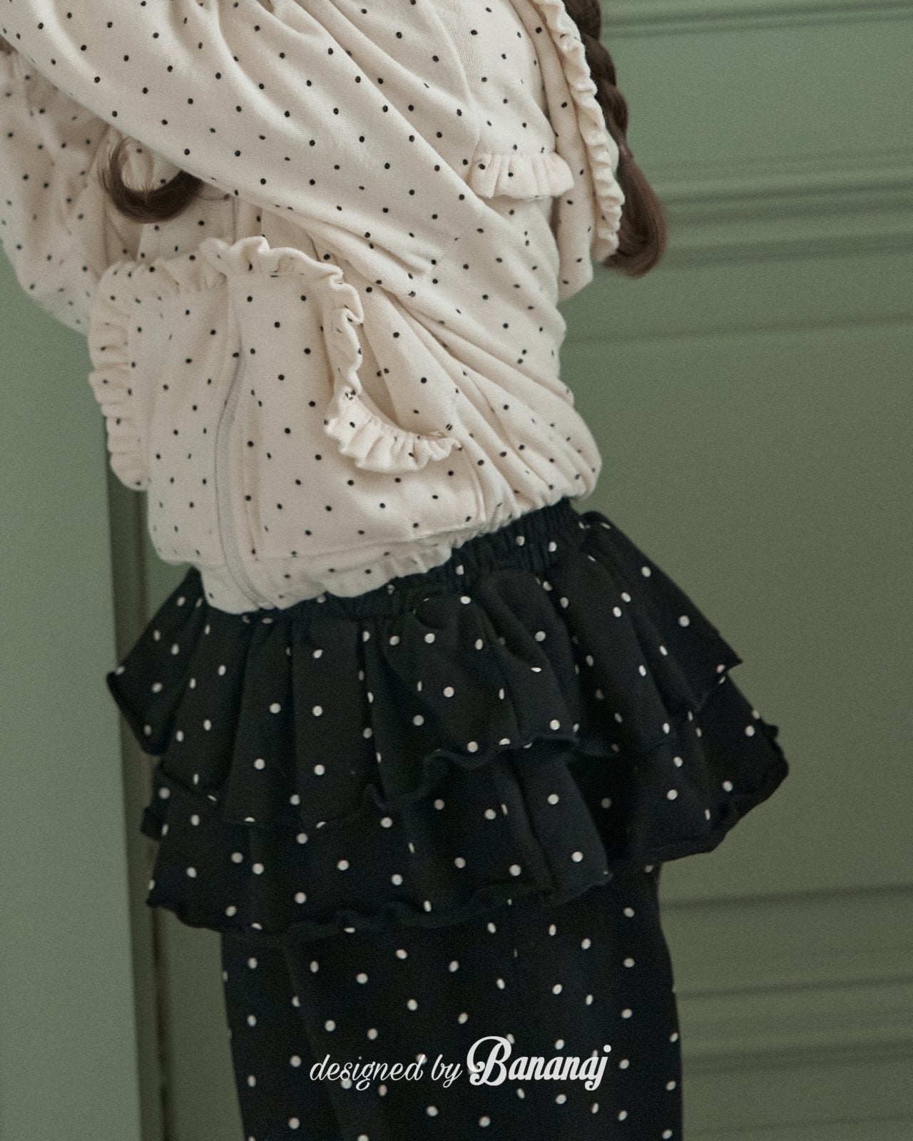 ［BANANAJ］Petal dot pants