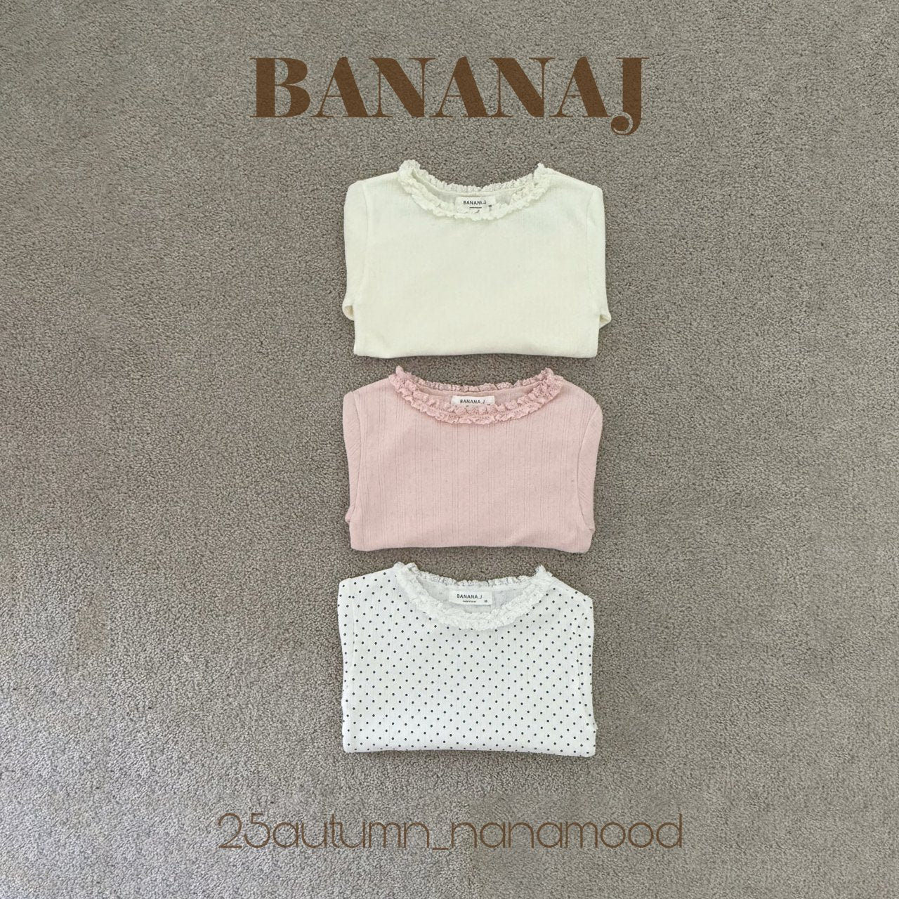 ［BANANAJ］Lucky bicky tee