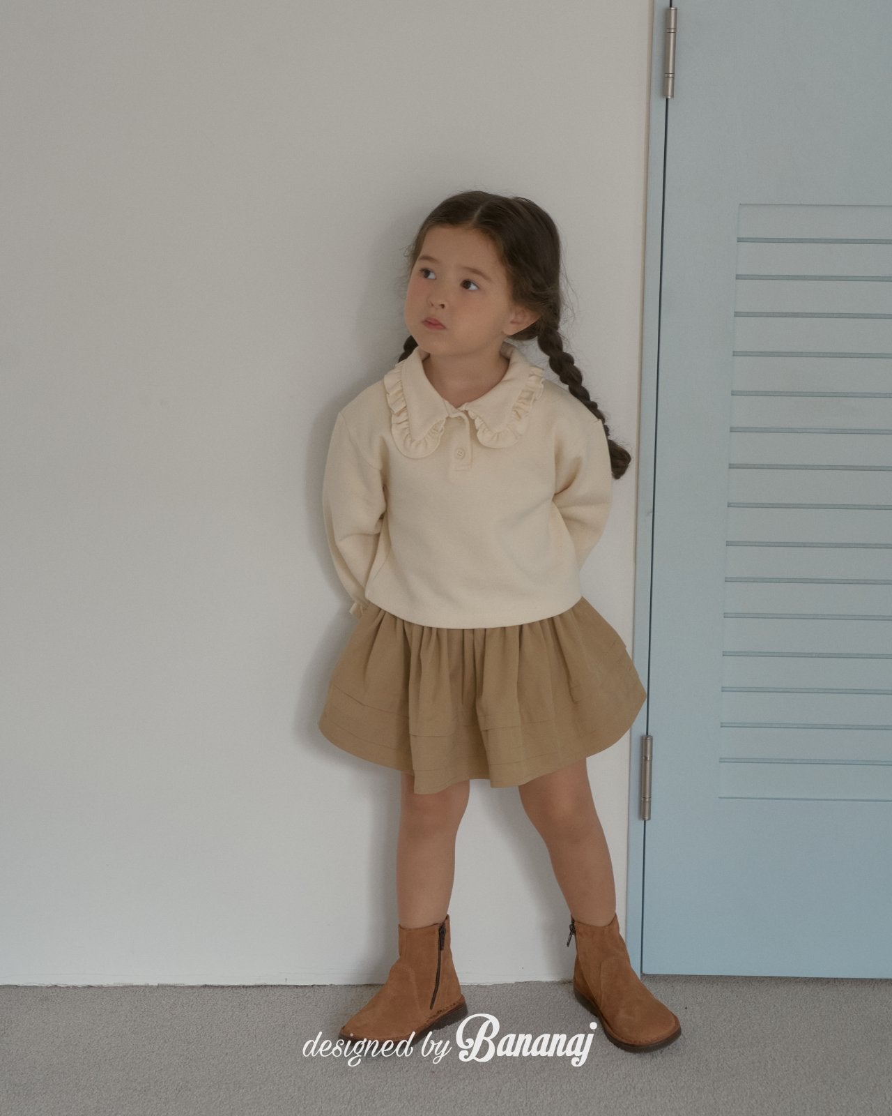 ［BANANAJ］Bell collar tops