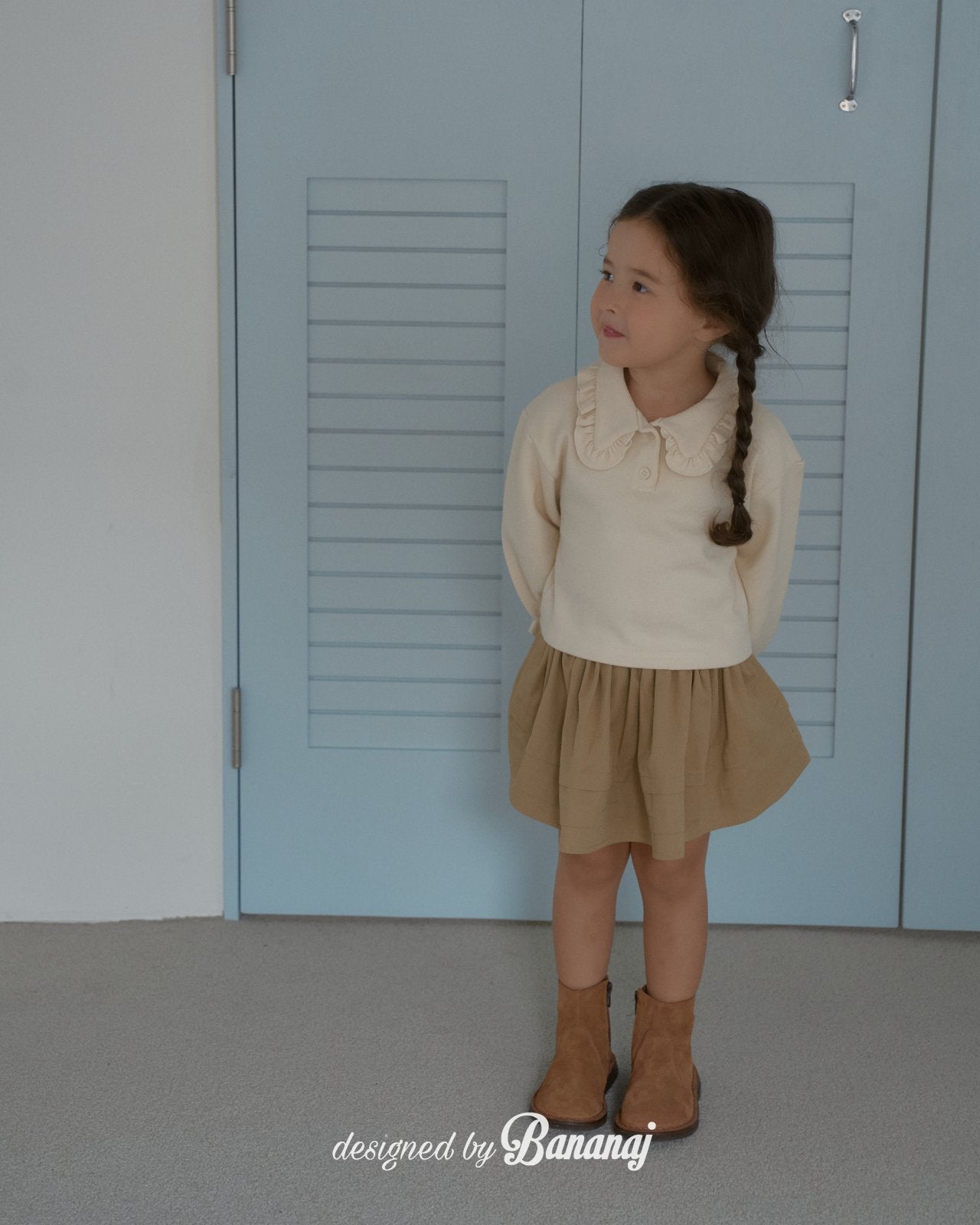 ［BANANAJ］Bell collar tops